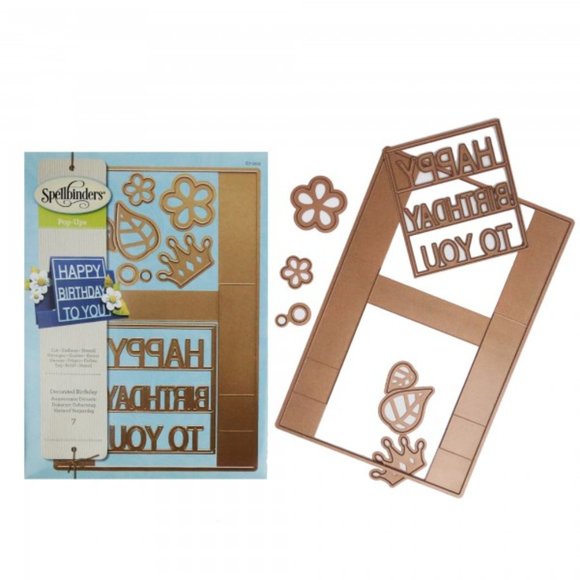 Spellbinders Card Creator Step Card - Decorated Birthday 7 pcs - Picture 6 of 12